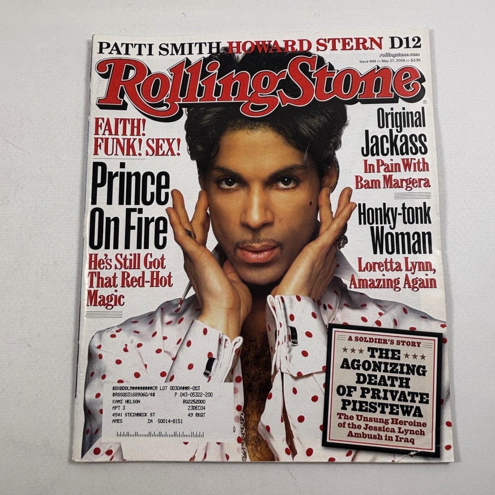 Rolling Stone Magazine Issue 949 May 27 2004 Prince Patti Smith Howard Stern